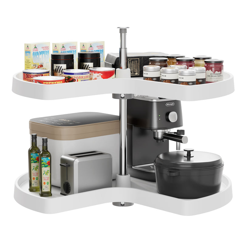 STORKING 32" Lazy Susan for Cabinet,60Lbs Single Layer Load for Organization