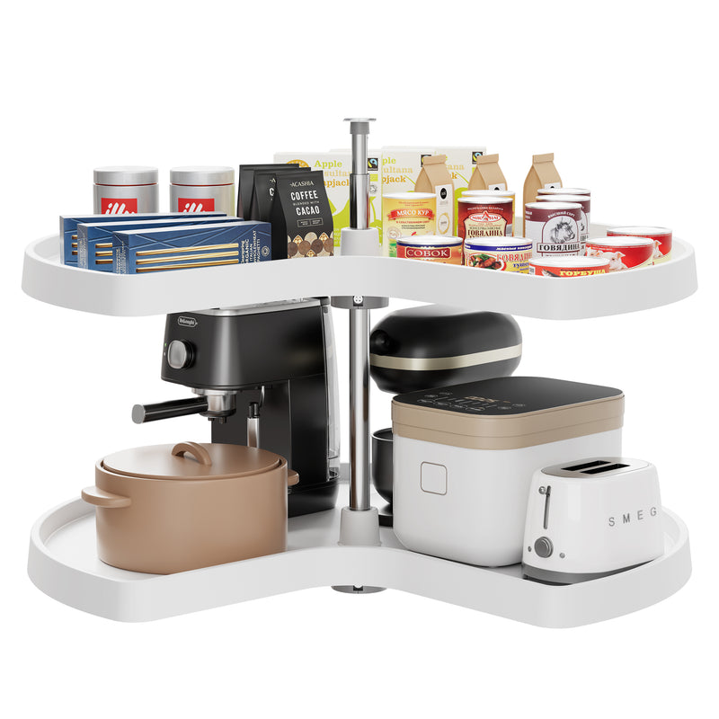 STORKING 32" Lazy Susan for Cabinet,60Lbs Single Layer Load for Organization
