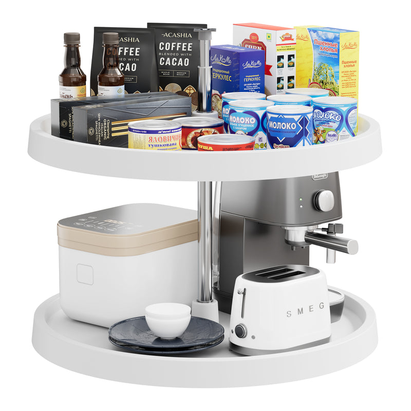 STORKING 28" Lazy Susan for Cabinet,30Lbs Single Layer Load for Organization