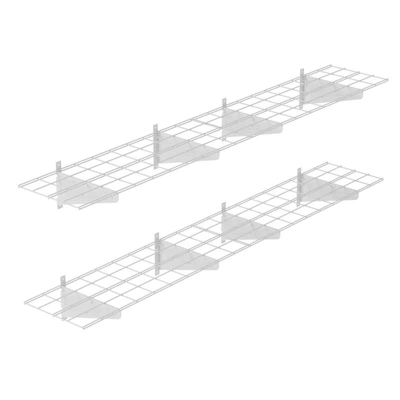 Garage Wall Shelving, Shelf Storage Rack Floating Shelves Wall Mounted, Heavy Duty Storage Shelves for Garage Organization