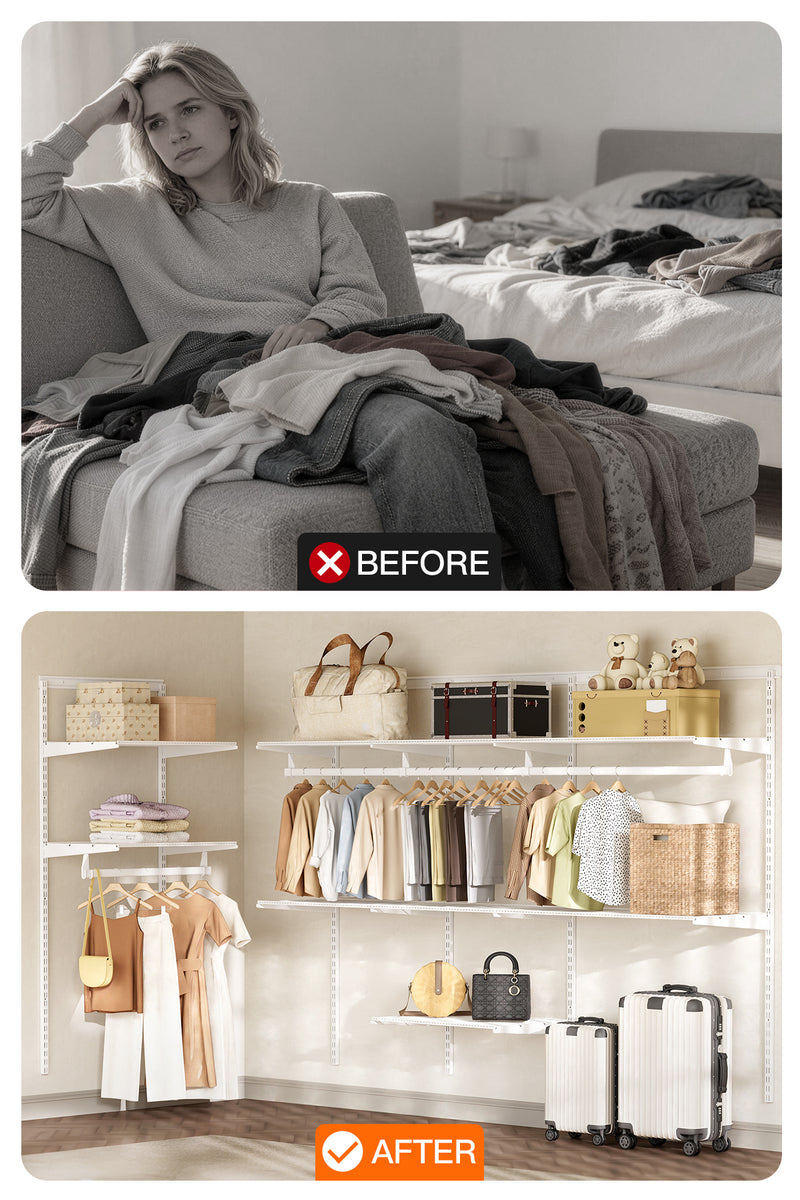 Turn Clutter into a Custom Closet - 