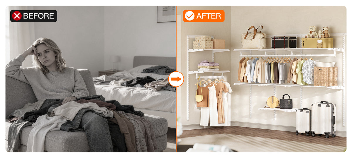 Turn Clutter into a Custom Closet - 